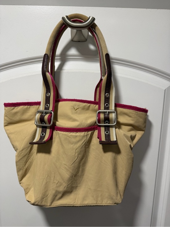 Handbags - American Eagle bag - beige w/ deep pink trim
